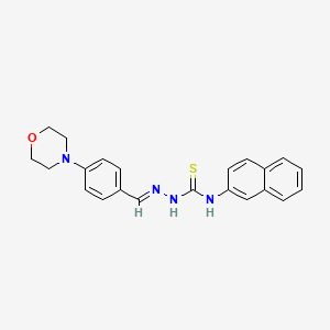 molecular formula C22H22N4OS B12369382 Npp1-IN-2 