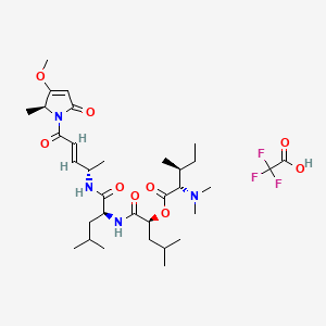 molecular formula C33H53F3N4O9 B12369400 Gallinamide A (TFA) 