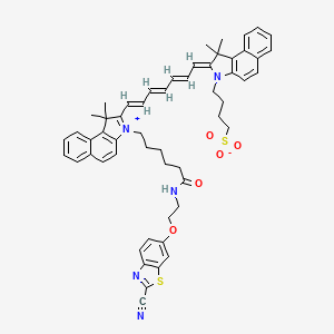 molecular formula C55H57N5O5S2 B12369418 Icg-cbt 