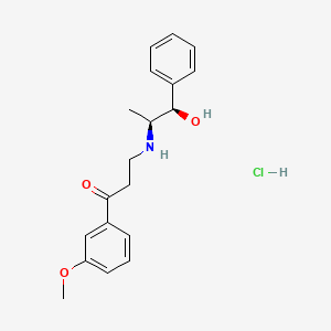 molecular formula C19H24ClNO3 B1236952 盐酸羟甲唑林 CAS No. 14223-94-0