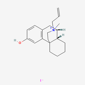 molecular formula C20H28INO B1236953 N-methyllevallorphan CAS No. 63868-46-2