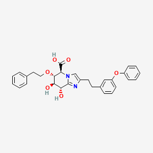 molecular formula C30H30N2O6 B12369530 Hpse1-IN-1 