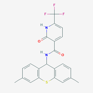 molecular formula C22H17F3N2O2S B12369546 Hsd17B13-IN-9 