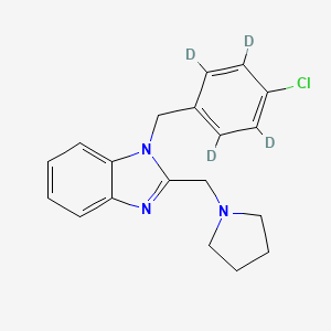 molecular formula C19H20ClN3 B12369551 Clemizole-d4 