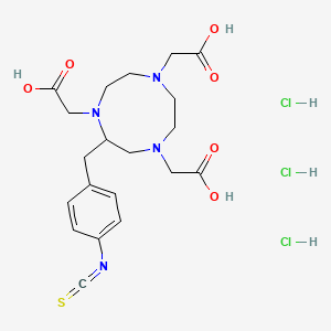 molecular formula C20H29Cl3N4O6S B12369610 p-SCN-Bn-NOTA Trihydrochloride, Technical Grade 