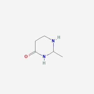 molecular formula C5H10N2O B12369644 2-Methyl-1,3-diazinan-4-one 