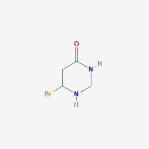 molecular formula C4H7BrN2O B12369702 6-Bromo-1,3-diazinan-4-one 