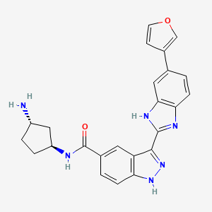 molecular formula C24H22N6O2 B12369706 Flt3-IN-22 