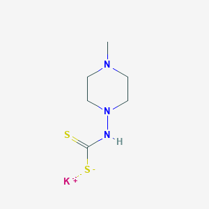 molecular formula C6H12KN3S2 B12369738 (4-Methylpiperazin-1-yl)carbamodithioic acid 