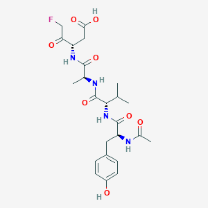 molecular formula C24H33FN4O8 B12369809 Ac-YVAD-FMK 