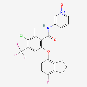 molecular formula C23H17ClF4N2O3 B12369816 Nav1.8-IN-11 