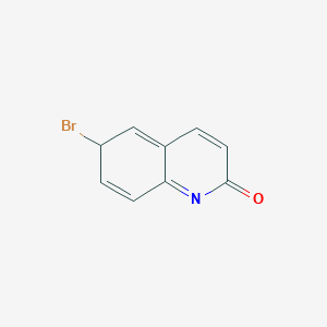 molecular formula C9H6BrNO B12369819 6-bromo-6H-quinolin-2-one 