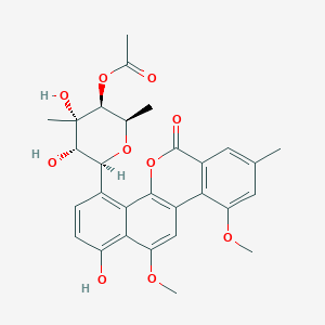 molecular formula C29H30O10 B12369820 4'-acetylchrysomycin B 