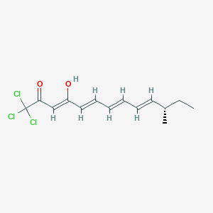 (3Z,5E,7E,9E,11S)-1,1,1-trichloro-4-hydroxy-11-methyltrideca-3,5,7,9-tetraen-2-one