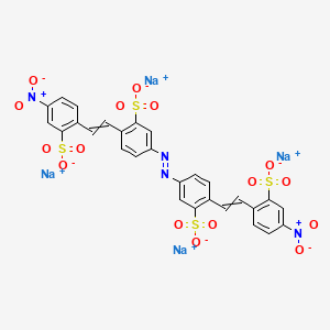 molecular formula C28H16N4Na4O16S4 B12369827 Chlorantine yellow 