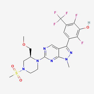 molecular formula C20H21F5N6O4S B12369841 Hsd17B13-IN-22 