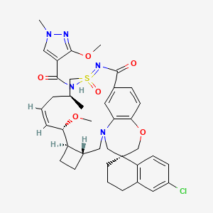 molecular formula C38H46ClN5O6S B12369900 Mcl-1 inhibitor 8 