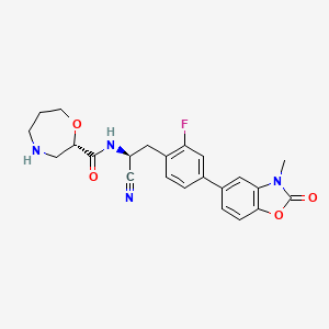 molecular formula C23H23FN4O4 B12369902 Dpp1-IN-1 