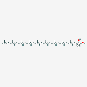 molecular formula C52H80O2 B1236992 2-Methoxy-6-(all-trans-nonaprenyl)phenol 