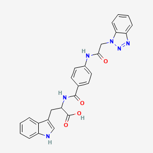 molecular formula C26H22N6O4 B12369937 Tmv-IN-8 