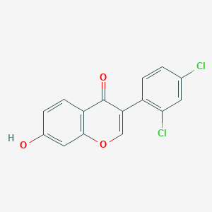 molecular formula C15H8Cl2O3 B1236995 3-(2,4-dichlorophenyl)-7-hydroxy-4H-chromen-4-one CAS No. 302953-06-6