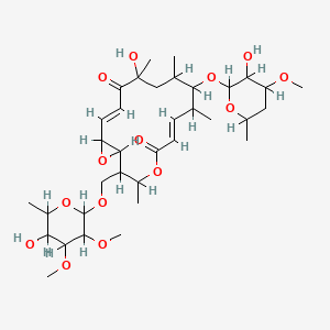 molecular formula C35H56O14 B1236996 Chalcomycin CAS No. 20283-48-1