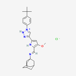 molecular formula C28H36ClN5O B12369978 Lactate transportor 1 