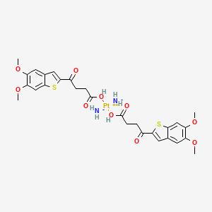 molecular formula C28H32N2O10PtS2 B12369980 MSA-2-Pt 