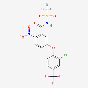 molecular formula C15H10ClF3N2O6S B12370010 Fomesafen-d3 