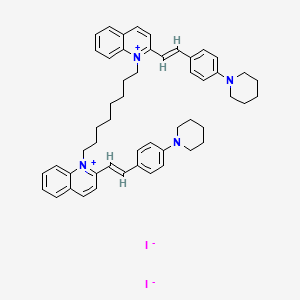 molecular formula C52H60I2N4 B12370024 Anticancer agent 205 