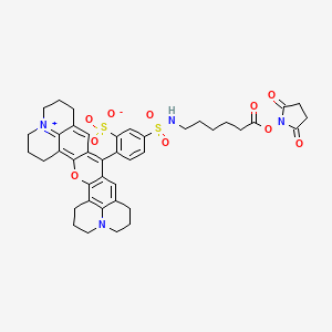 molecular formula C41H44N4O10S2 B12370066 Texas red-X 4-succinimidyl ester 