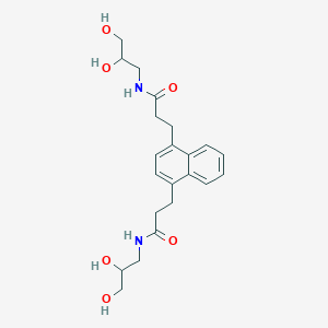 n,n'-Di(2,3-dihydroxypropyl)-1,4-naphthalenedipropanamide