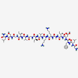 molecular formula C77H133N19O19 B12370154 Aurein 2.6 