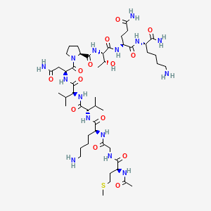 molecular formula C49H87N15O14S B12370169 SA1-III 