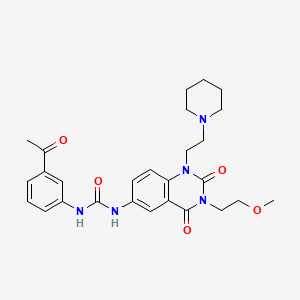 molecular formula C27H33N5O5 B12370182 COP1-ATGL modulator 1 