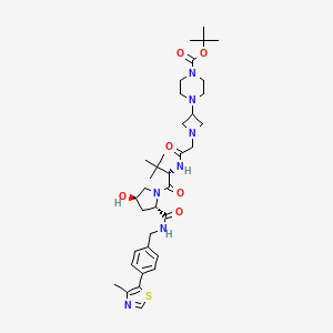 molecular formula C36H53N7O6S B12370203 E3 Ligase Ligand-linker Conjugate 25 