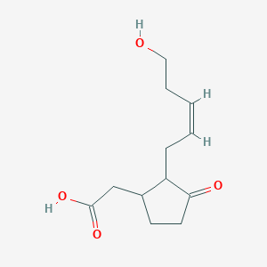 molecular formula C12H18O4 B12370211 2-[2-[(Z)-5-hydroxypent-2-enyl]-3-oxocyclopentyl]acetic acid 