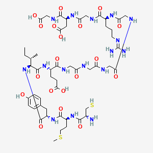 molecular formula C50H78N16O19S2 B12370232 Oligopeptide-24 