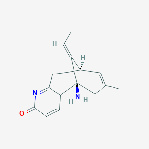 (1S,9R,13E)-1-amino-13-ethylidene-11-methyl-6-azatricyclo[7.3.1.02,7]trideca-3,6,10-trien-5-one