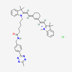 molecular formula C47H54ClN7O B12370294 Cy7 tetrazine 