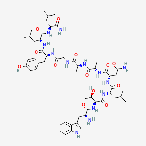 molecular formula C54H81N13O13 B12370308 Ala5-Galanin (2-11) 