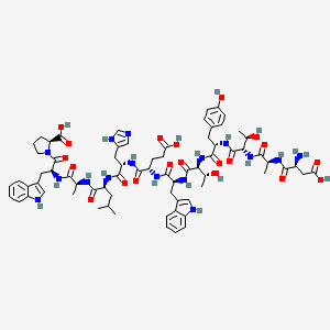 molecular formula C71H92N16O20 B12370344 K1 peptide 