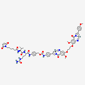 molecular formula C71H77N11O15 B12370350 mc-vc-PAB-PBD 