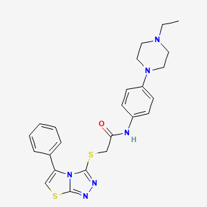 molecular formula C24H26N6OS2 B12370352 Antifungal agent 93 