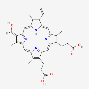 molecular formula C33H32N4O5 B1237039 Chlorocruorin CAS No. 24869-67-8