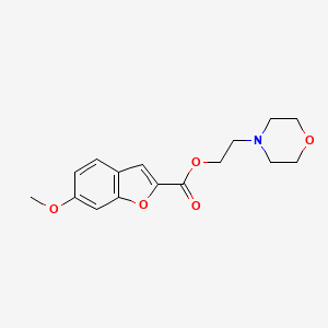 2-Morpholin-4-ylethyl 6-methoxy-1-benzofuran-2-carboxylate