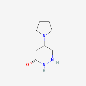 5-Pyrrolidin-1-yldiazinan-3-one