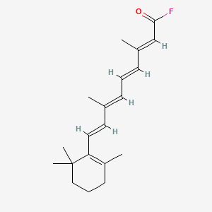 molecular formula C20H27FO B1237050 Retinoyl fluoride 