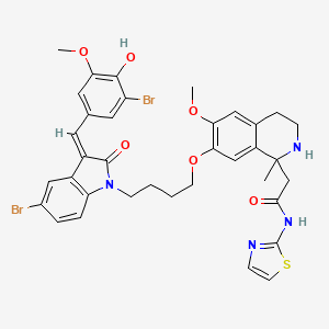 molecular formula C36H36Br2N4O6S B12370530 Pcsk9-IN-24 