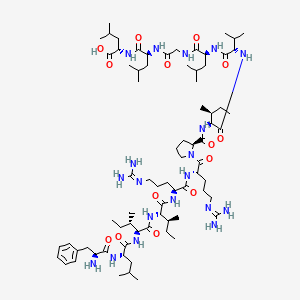 molecular formula C75H131N19O14 B12370579 Peptide 5g 